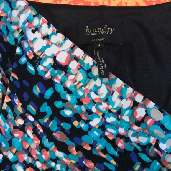 Laundry Size 4 faux wrap short sleeve dress - Picture 5 of 7